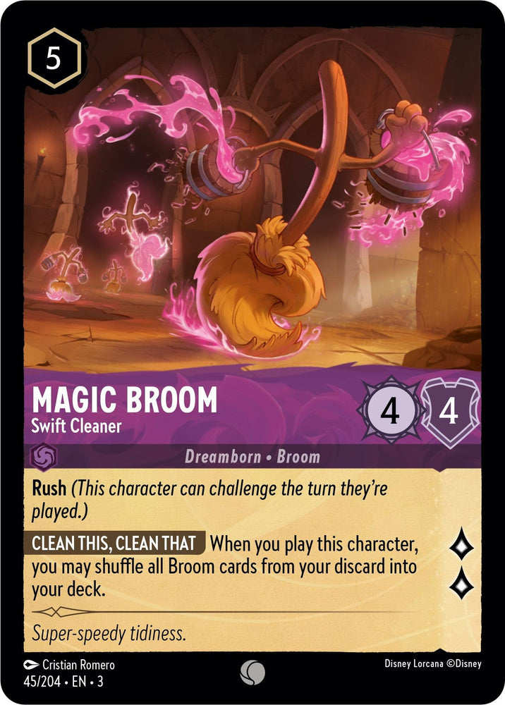 Magic Broom - Swift Cleaner (45//204) [Into the Inklands] (ONLINE ORDER ONLY)