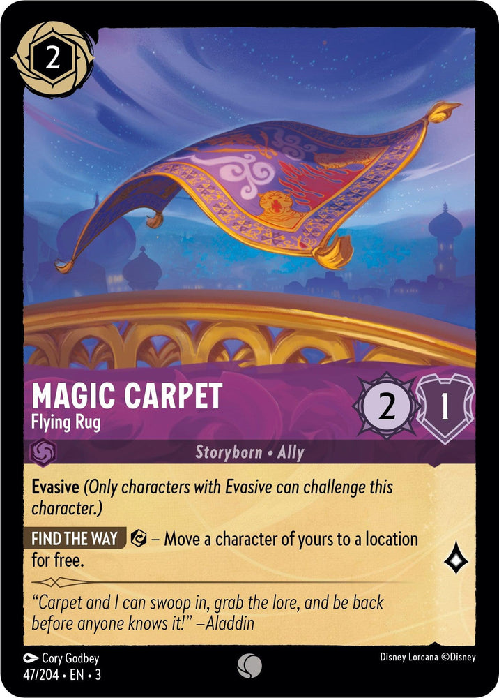 Magic Carpet - Flying Rug (47/204) [Into the Inklands] (ONLINE ORDER ONLY)