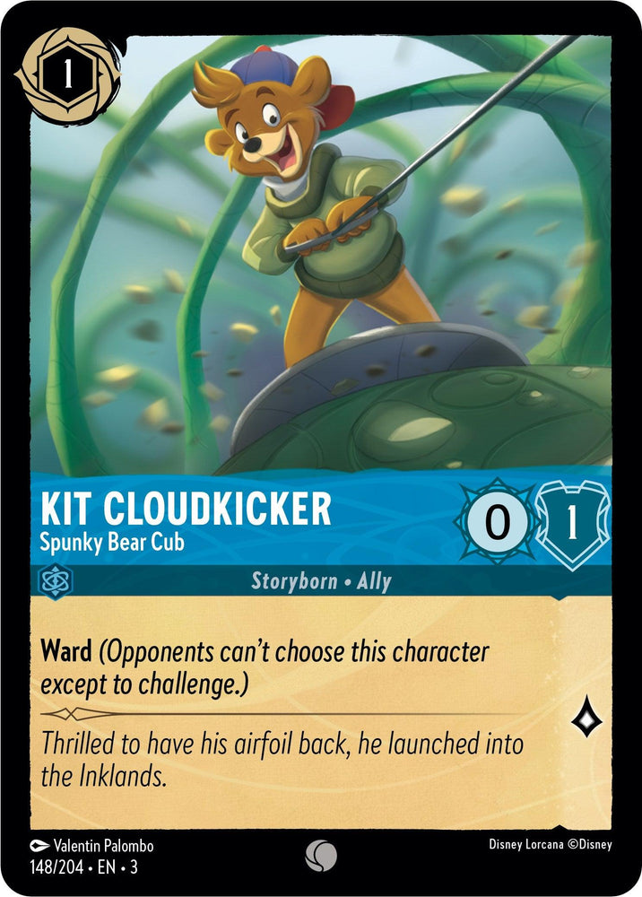 Kit Cloudkicker - Spunky Bear Cub (148/204) [Into the Inklands] (ONLINE ORDER ONLY)