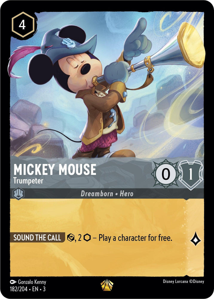 Mickey Mouse -Trumpeter (182/204) [Into the Inklands] (ONLINE ORDER ONLY)