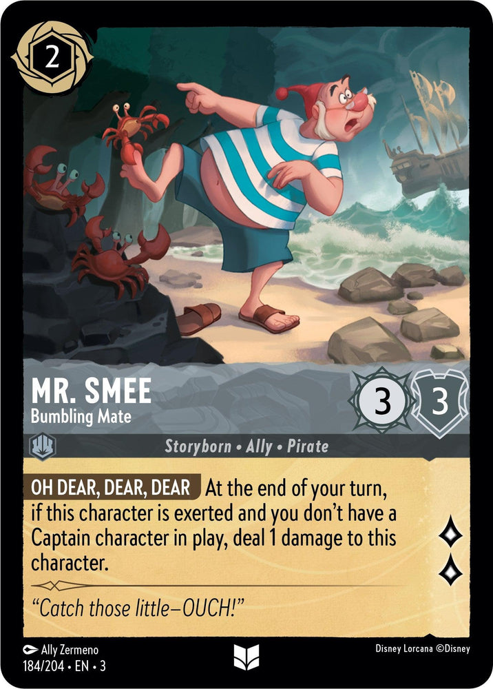 Mr. Smee - Bumbling Mate (184/204) [Into the Inklands] (ONLINE ORDER ONLY)