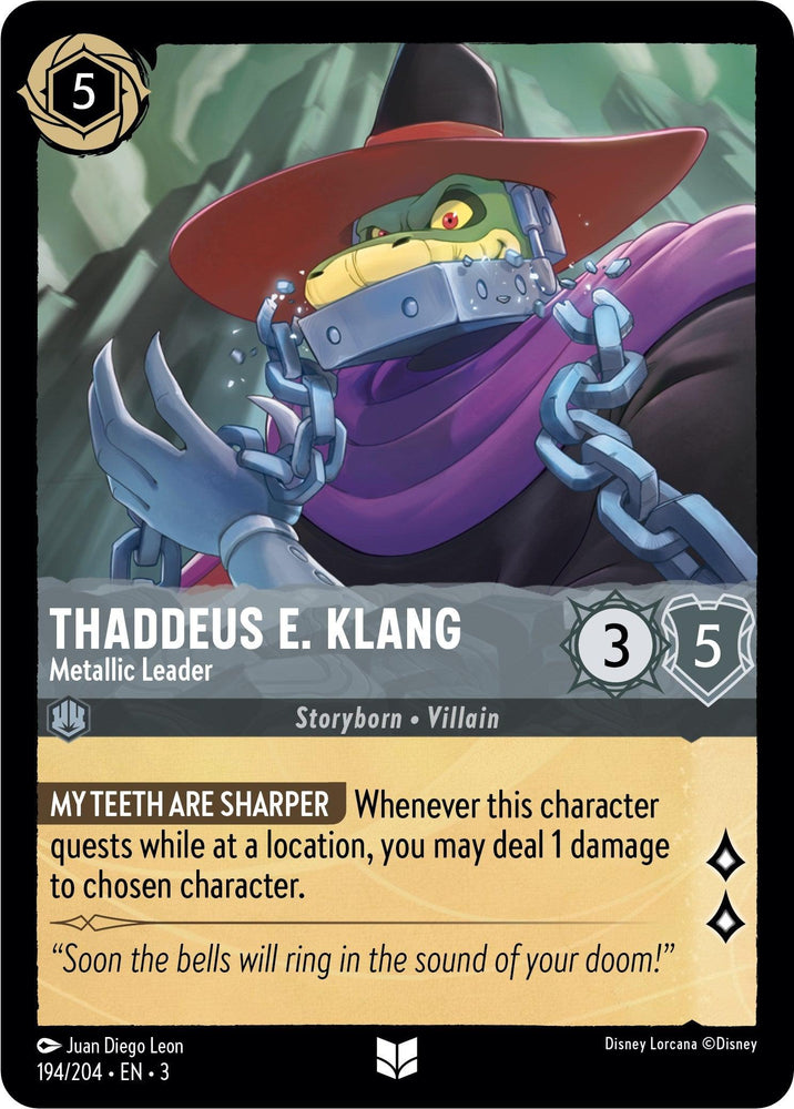 Thaddeus E. Klang - Metallic Leader (194/204) [Into the Inklands] (ONLINE ORDER ONLY)