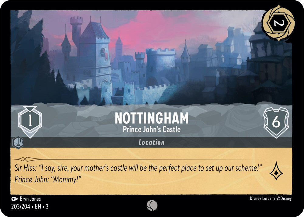 Nottingham - Prince John's Castle (203/204) [Into the Inklands] (ONLINE ORDER ONLY)