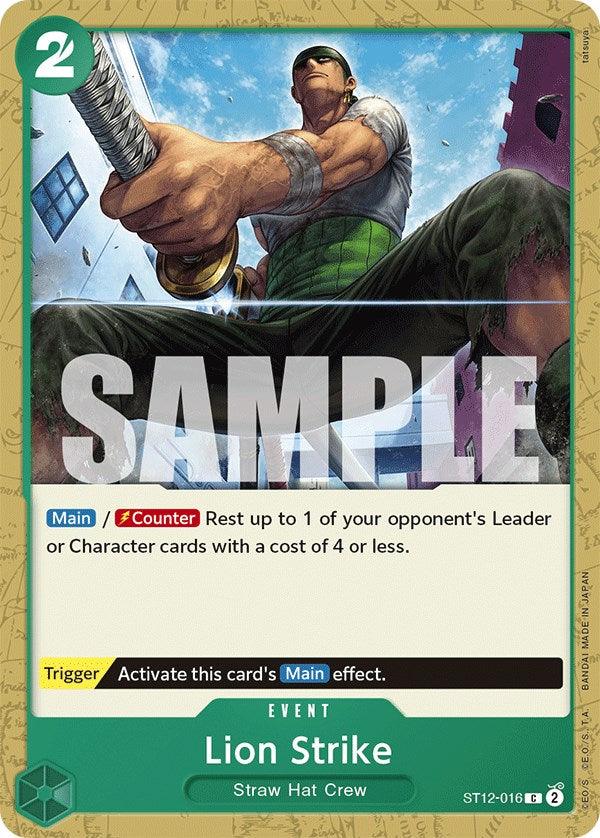 Lion Strike [Starter Deck: Zoro and Sanji] (ONLINE ORDER ONLY)