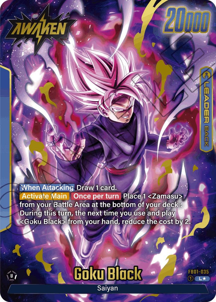 Goku Black (FB01-035) (Alternate Art) [Awakened Pulse] (ONLINE ORDER ONLY)