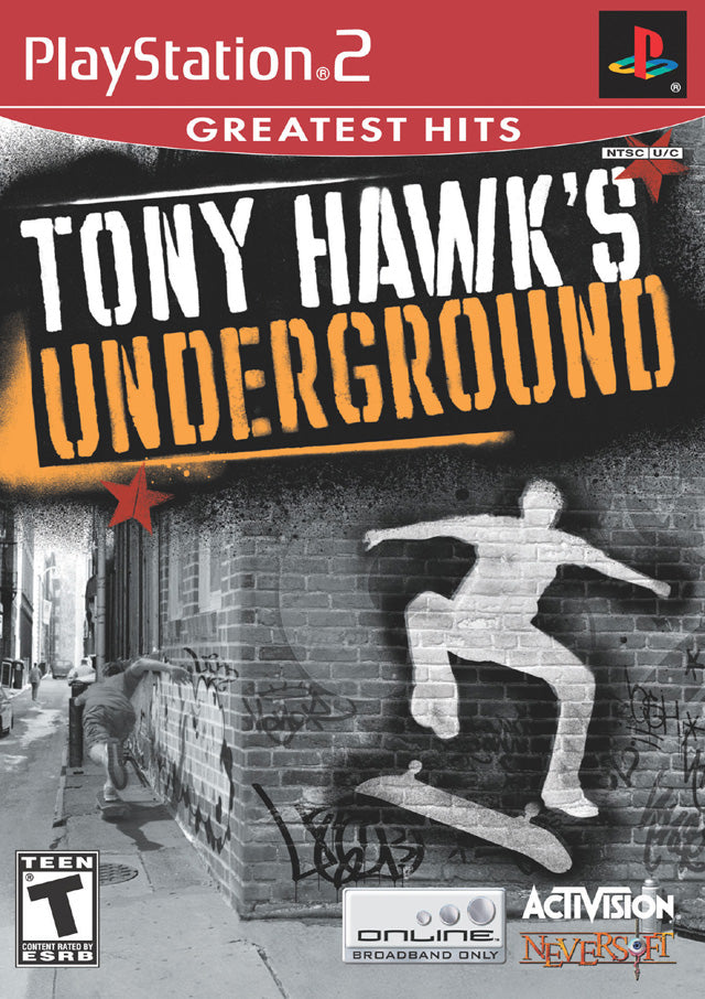 Tony Hawk's Underground (Greatest Hits) (Playstation 2) (Online Only)