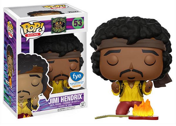 Jimi Hendrix (Burning Guitar) 53 - FYE Exclusive [light damage] (Online Order Only)