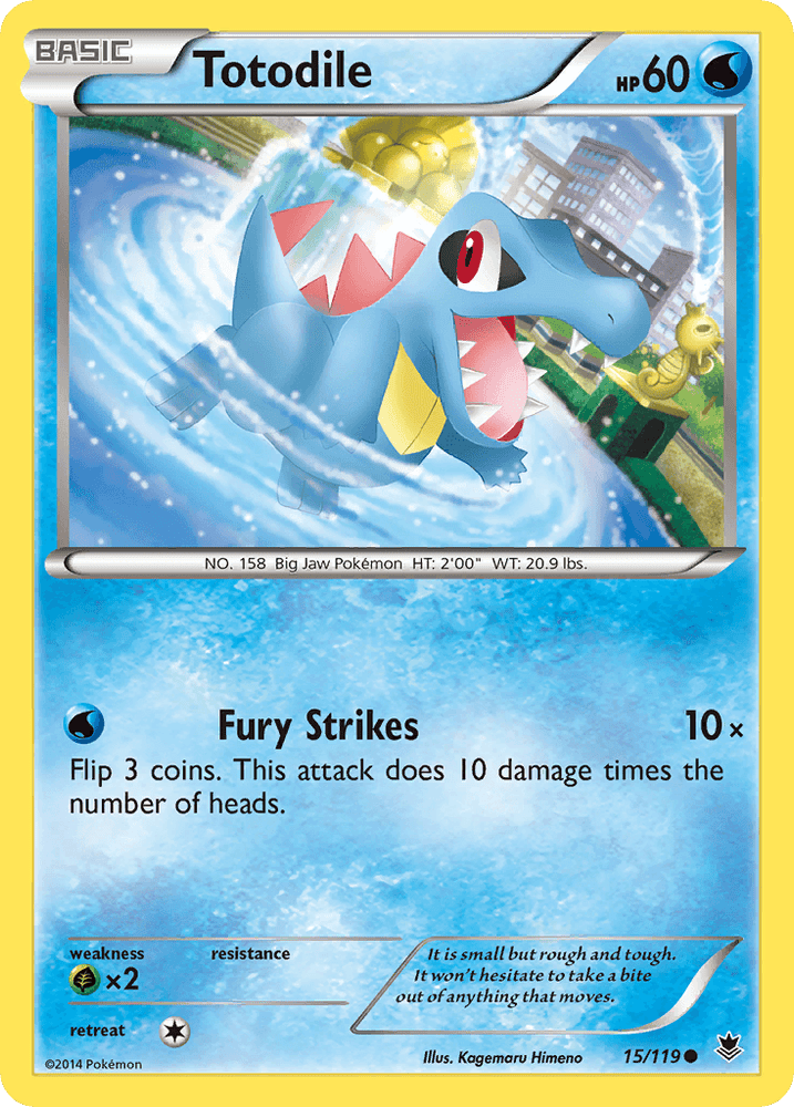 Totodile (15/119) [XY: Phantom Forces] (Online Only)