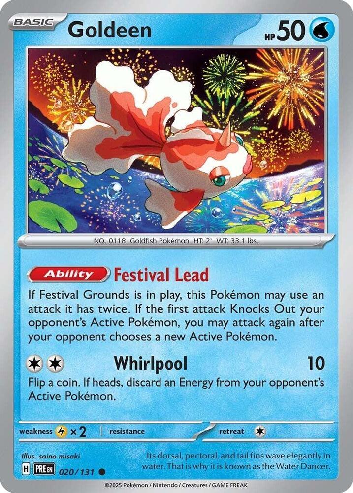 Goldeen (020/131) [Scarlet & Violet: Prismatic Evolutions] (Online Only)