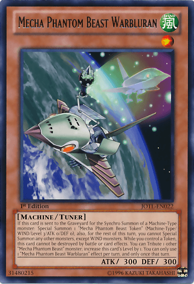 Mecha Phantom Beast Warbluran [JOTL-EN022] Rare (ONLINE ORDER ONLY)