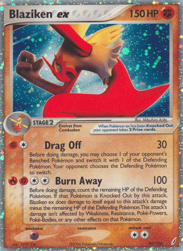 Blaziken ex (90/100) [EX: Crystal Guardians] (Online Only)