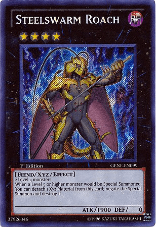 Steelswarm Roach [GENF-EN099] Secret Rare (ONLINE ORDER ONLY)