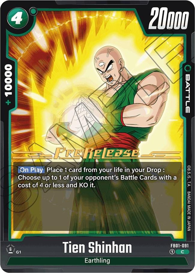 Tien Shinhan (FB01-091) [Awakened Pulse Pre-Release Cards] (ONLINE ORDER ONLY)