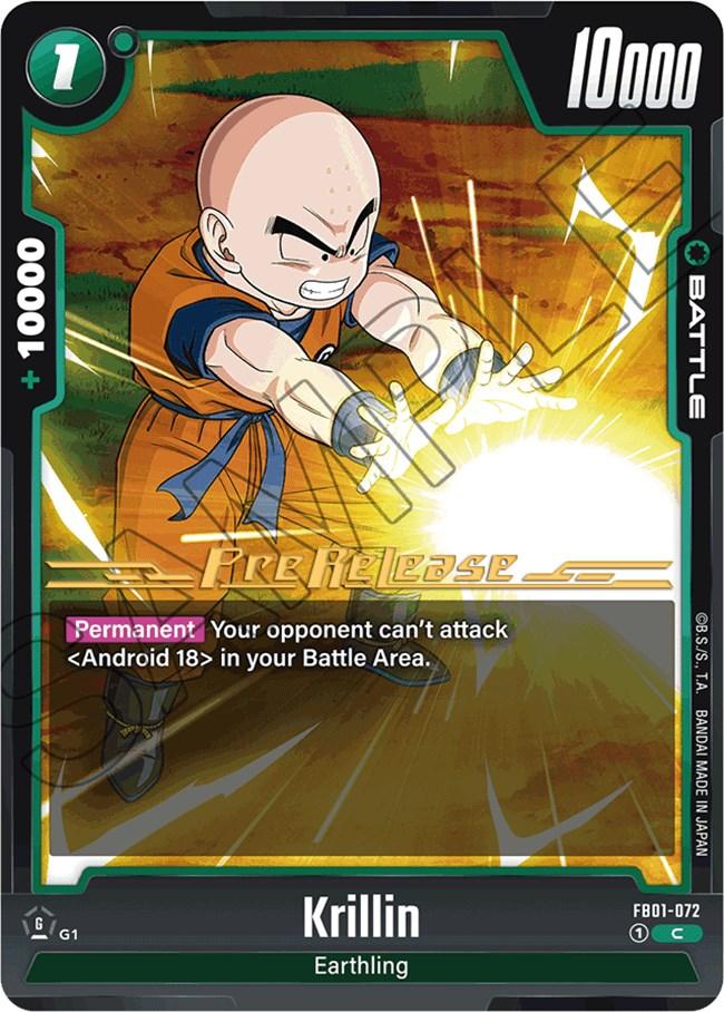 Krillin (FB01-072) [Awakened Pulse Pre-Release Cards] (ONLINE ORDER ONLY)