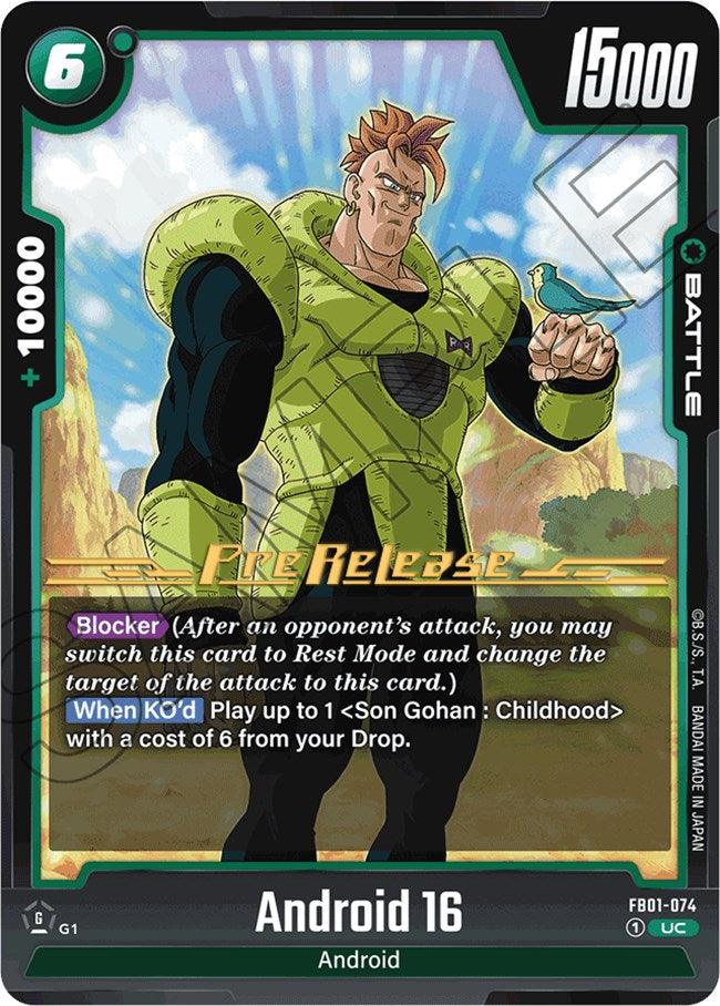 Android 16 (FB01-074) [Awakened Pulse Pre-Release Cards] (ONLINE ORDER ONLY)