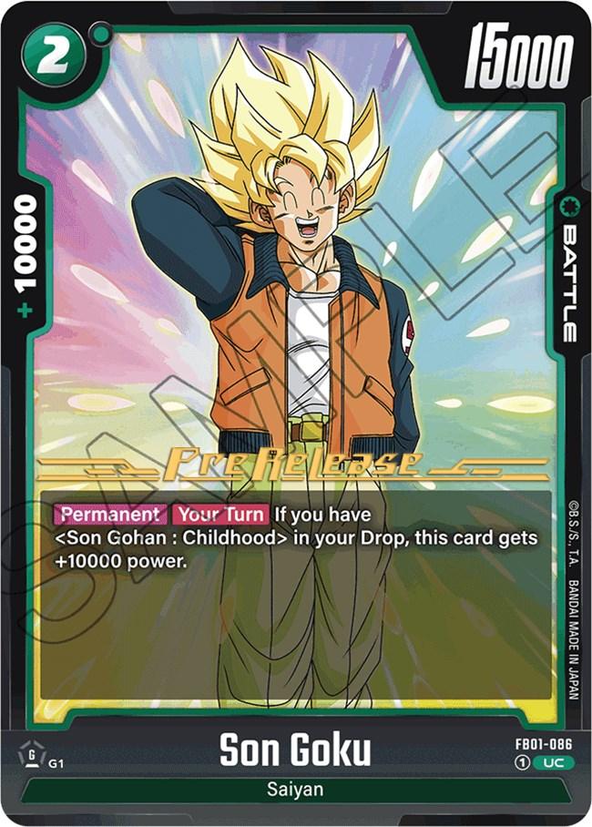 Son Goku (FB01-086) [Awakened Pulse Pre-Release Cards] (ONLINE ORDER ONLY)