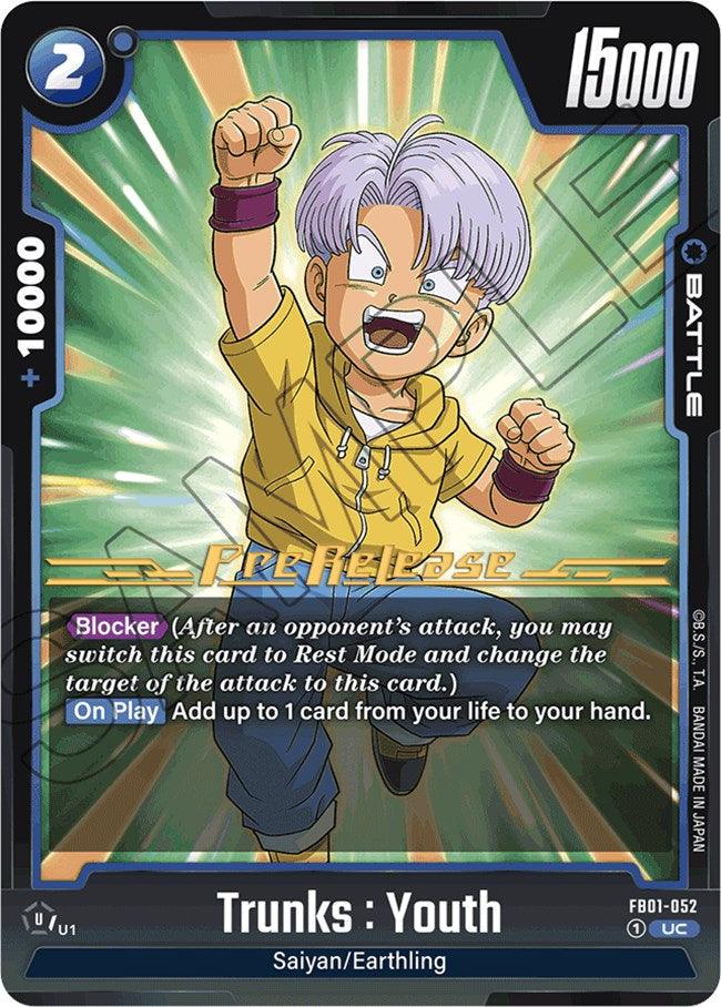 Trunks : Youth [Awakened Pulse Pre-Release Cards] (ONLINE ORDER ONLY)