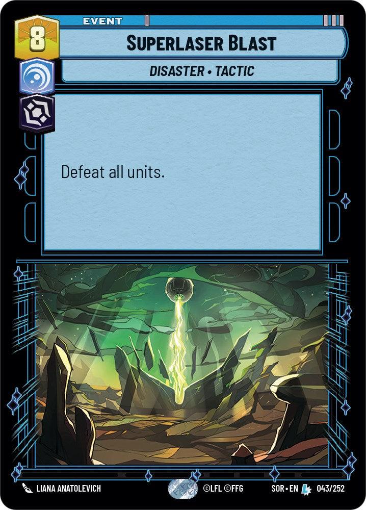 Superlaser Blast (043/252) [Spark of Rebellion] (ONLINE ORDER ONLY)