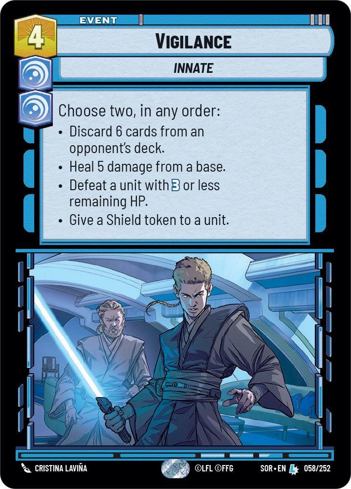 Vigilance (058/252) [Spark of Rebellion] (ONLINE ORDER ONLY)