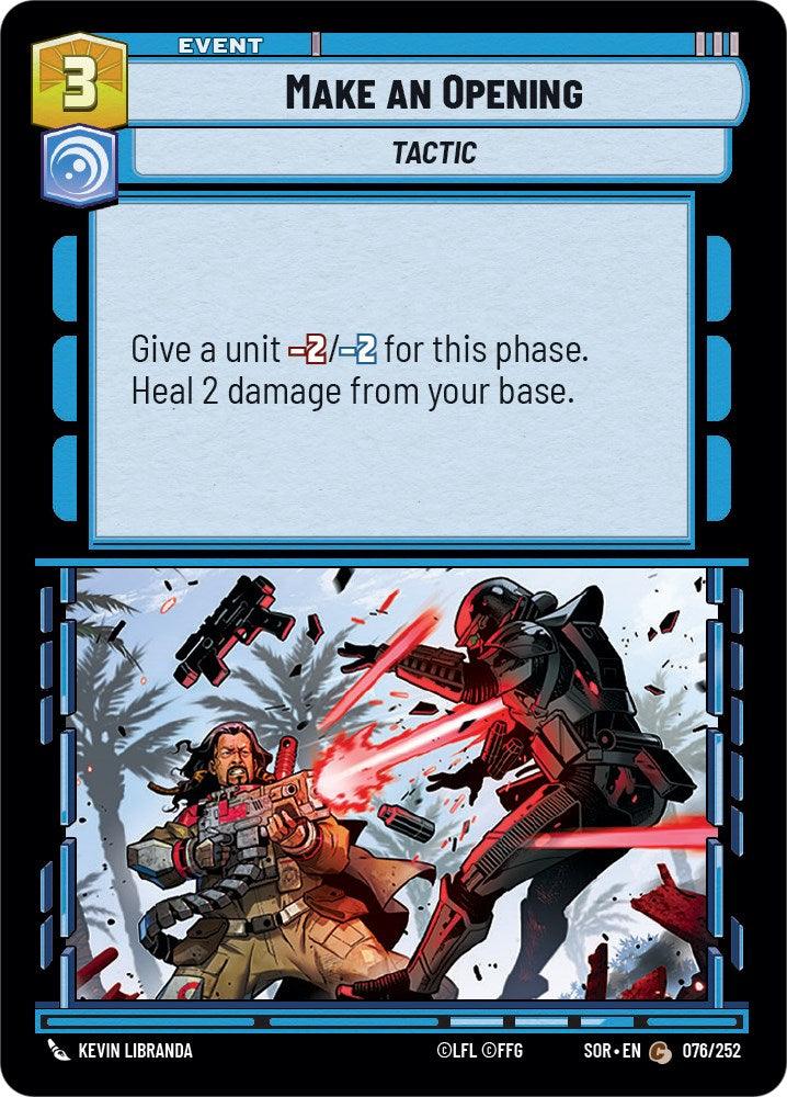 Make An Opening (076/252) [Spark of Rebellion] (ONLINE ORDER ONLY)