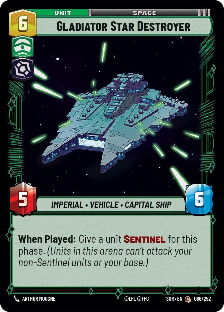 Gladiator Star Destroyer (086/252) [Spark of Rebellion] (ONLINE ORDER ONLY)