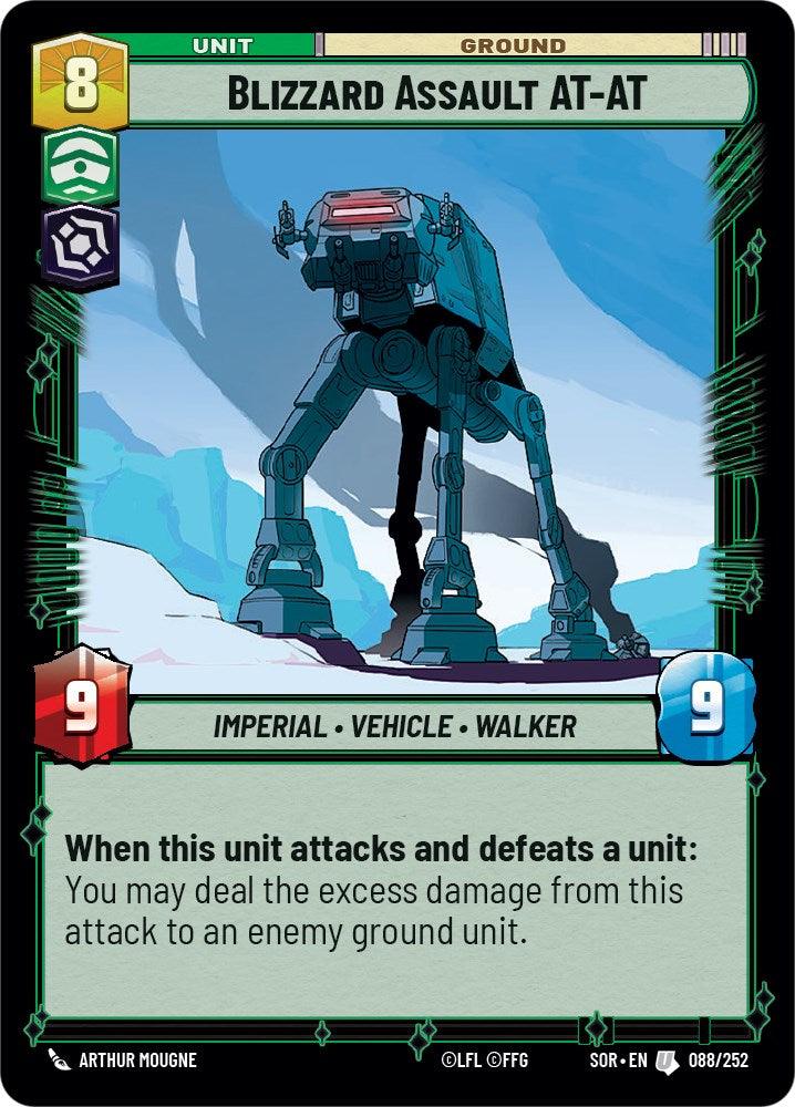 Blizzard Assault AT-AT (088/252) [Spark of Rebellion] (ONLINE ORDER ONLY)
