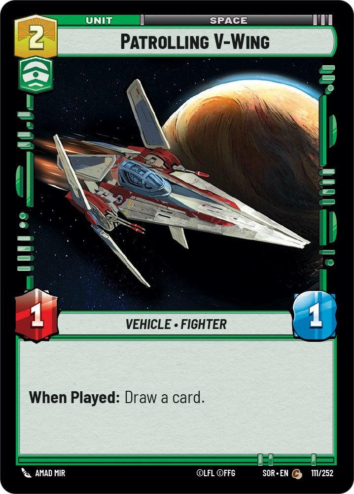 Patrolling V-Wing (111/252) [Spark of Rebellion] (ONLINE ORDER ONLY)