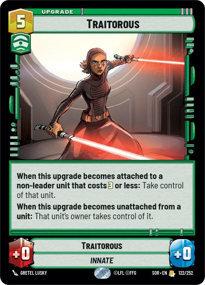 Traitorous (122/252) [Spark of Rebellion] (ONLINE ORDER ONLY)