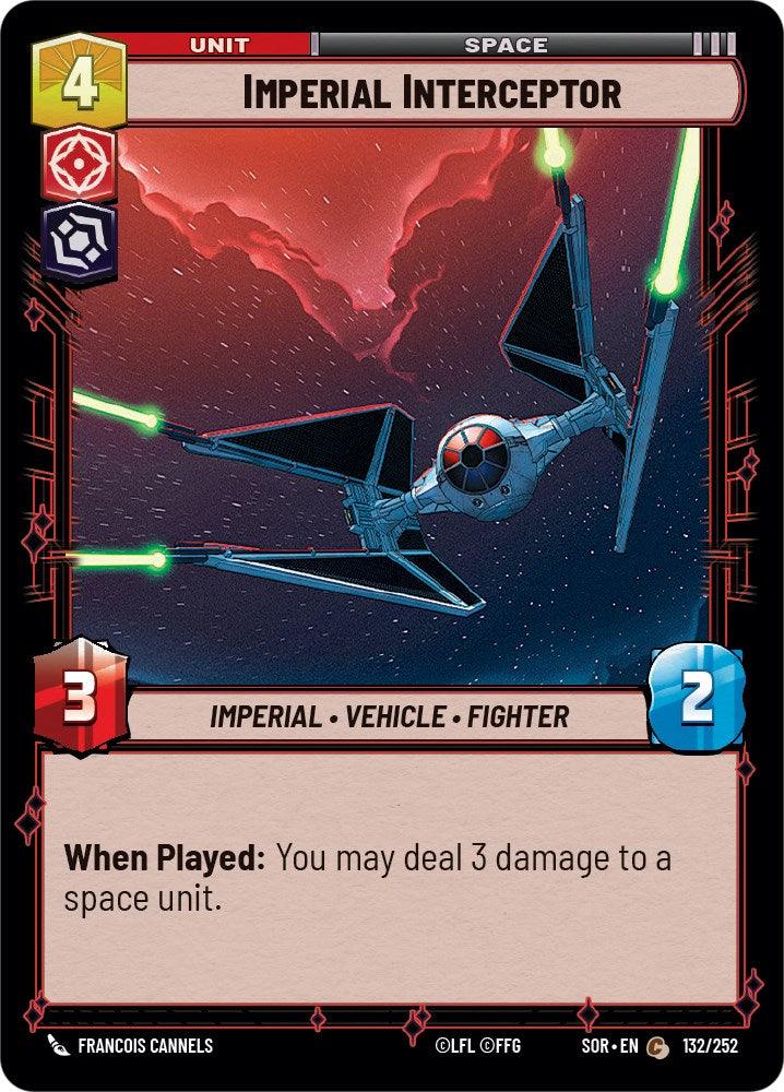 Imperial Interceptor (132/252) [Spark of Rebellion] (ONLINE ORDER ONLY)