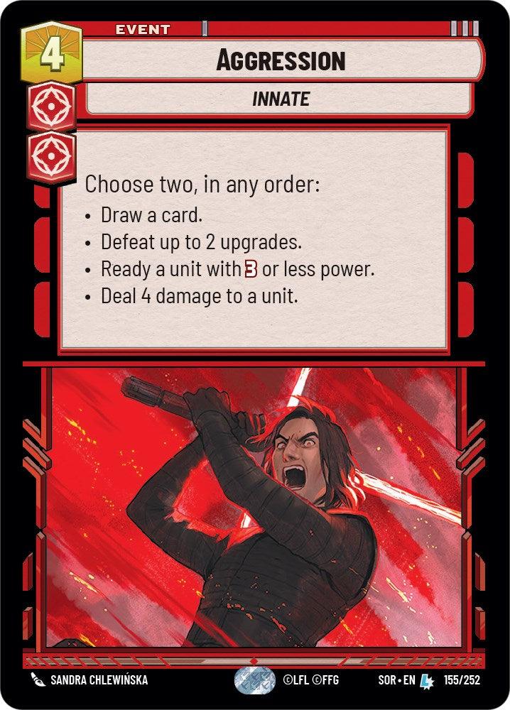 Aggression (155/252) [Spark of Rebellion] (ONLINE ORDER ONLY)