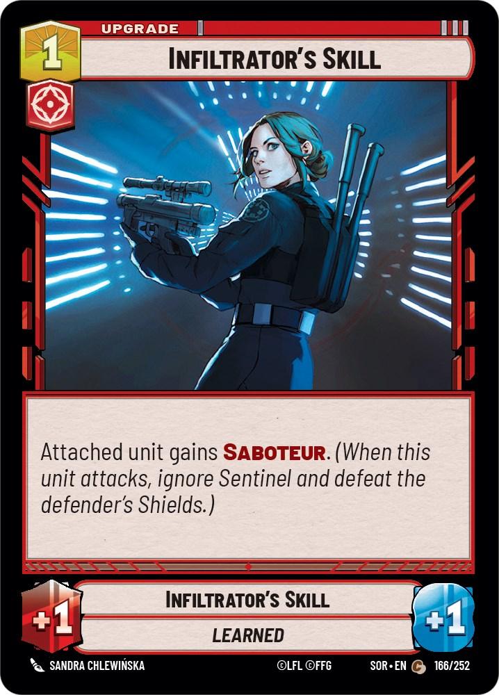 Infiltrator's Skill (166/252) [Spark of Rebellion] (ONLINE ORDER ONLY)