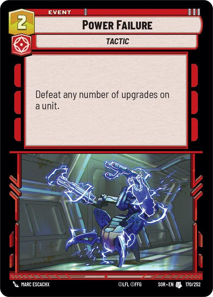 Power Failure (170/252) [Spark of Rebellion] (ONLINE ORDER ONLY)