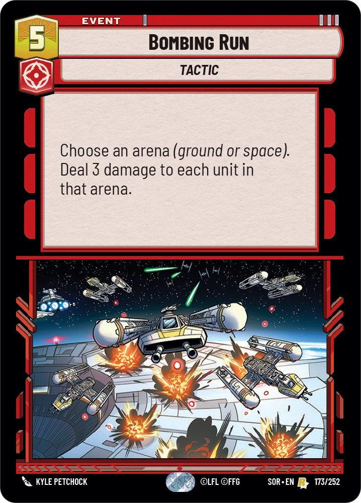 Bombing Run (173/252) [Spark of Rebellion] (ONLINE ORDER ONLY)
