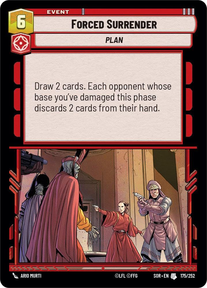 Forced Surrender (175/252) [Spark of Rebellion] (ONLINE ORDER ONLY)