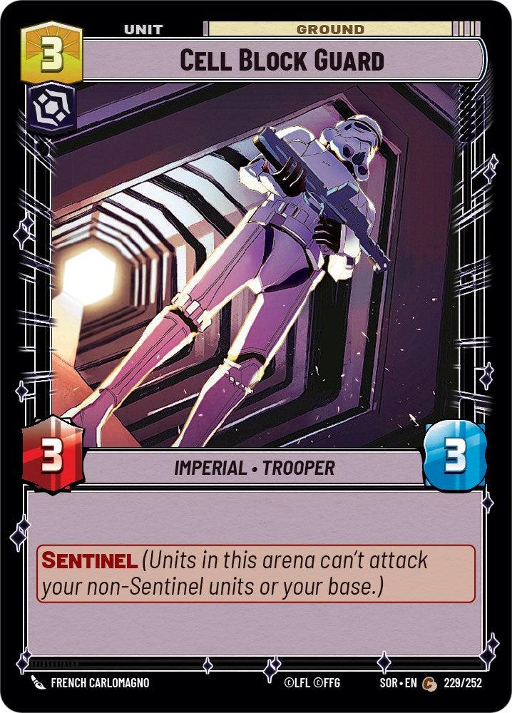 Cell Block Guard (229/252) [Spark of Rebellion] (ONLINE ORDER ONLY)