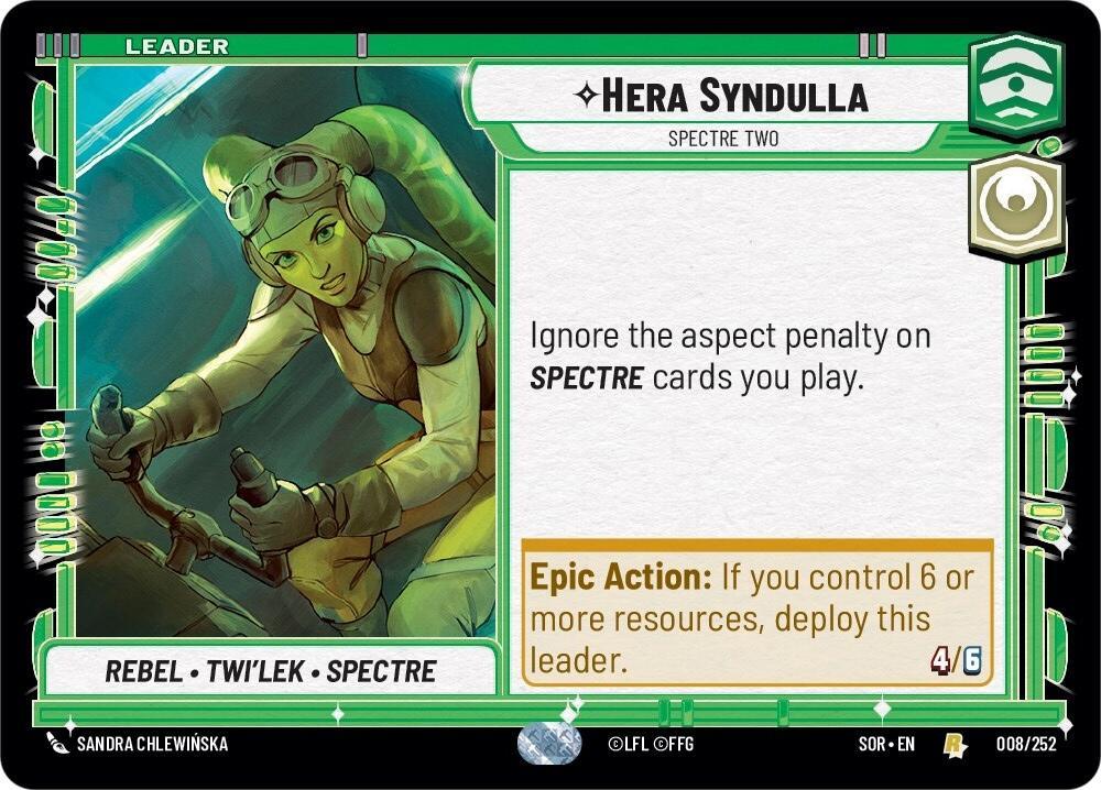Hera Syndulla - Spectre Two (008/252) [Spark of Rebellion] (ONLINE ORDER ONLY)