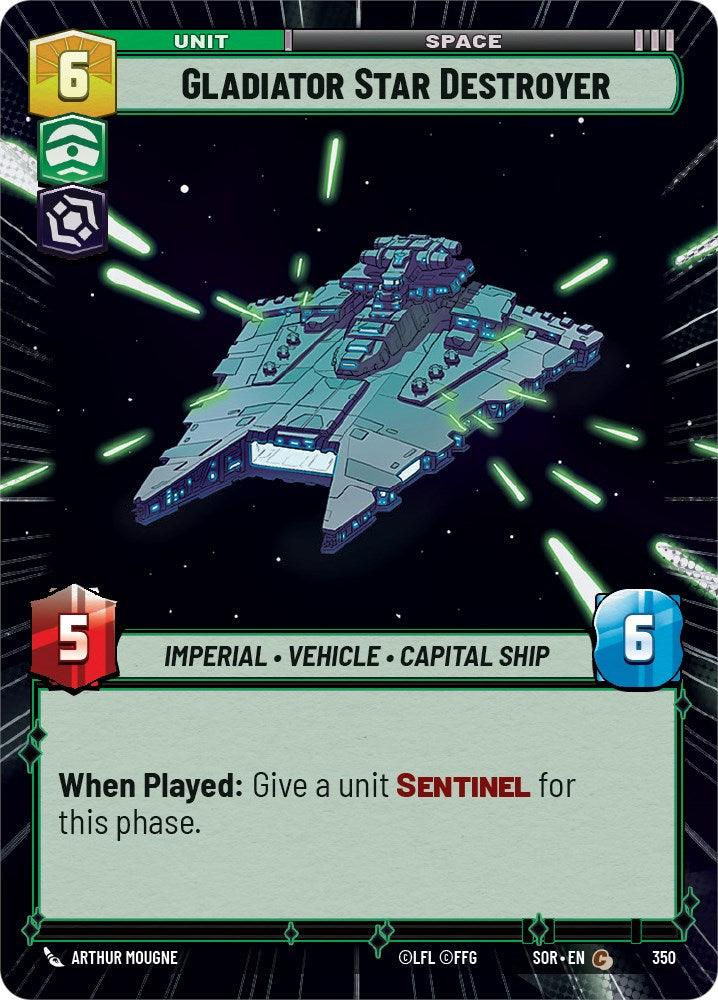 Gladiator Star Destroyer (Hyperspace) (350) [Spark of Rebellion] (ONLINE ORDER ONLY)