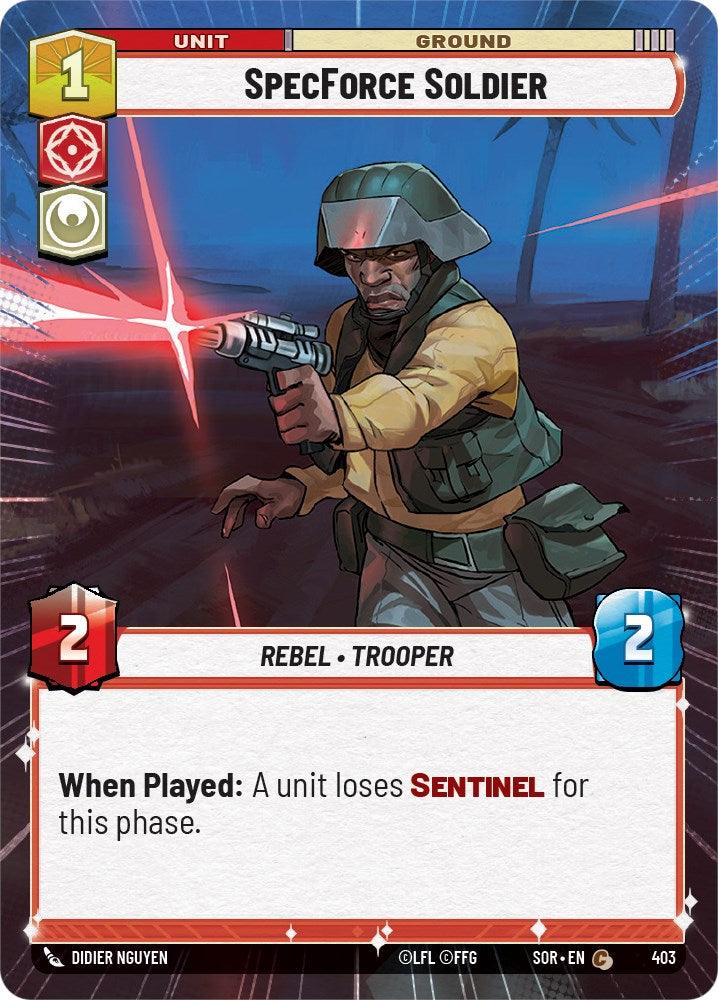 SpecForce Soldier (Hyperspace) (403) [Spark of Rebellion] (ONLINE ORDER ONLY)