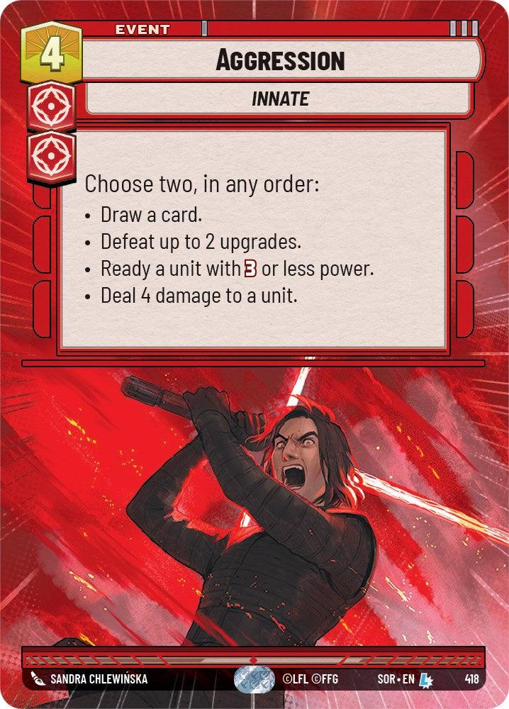 Aggression (Hyperspace) (418) [Spark of Rebellion] (ONLINE ORDER ONLY)