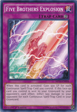 Five Brothers Explosion [MP14-EN058] Common (ONLINE ORDER ONLY)