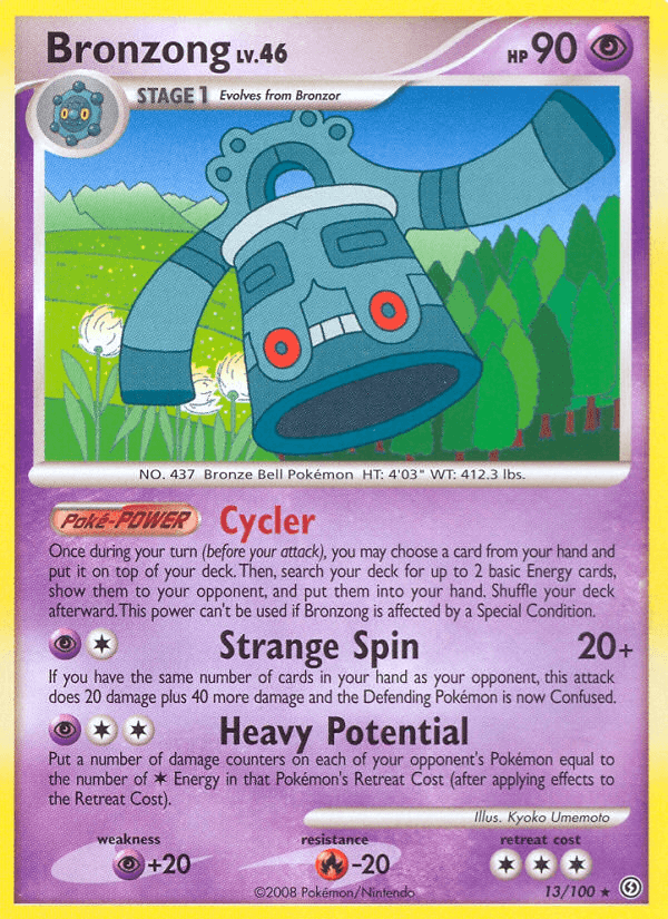 Bronzong (13/100) [Diamond & Pearl: Stormfront] (Online Only)