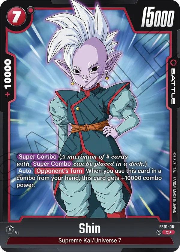Shin (Bonus Pack Alternate Art) [Starter Deck: Son Goku] (ONLINE ORDER ONLY)