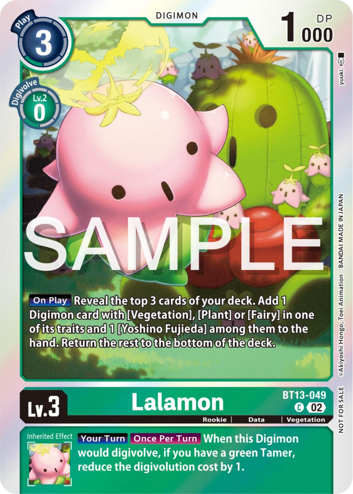 Lalamon [BT13-049] (Event Pack 6) [Versus Royal Knights Promos] (ONLINE ORDER ONLY)