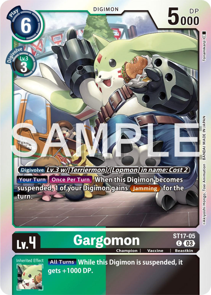 Gargomon [ST17-05] [Starter Deck: Double Typhoon Advanced Deck Set] (ONLINE ORDER ONLY)