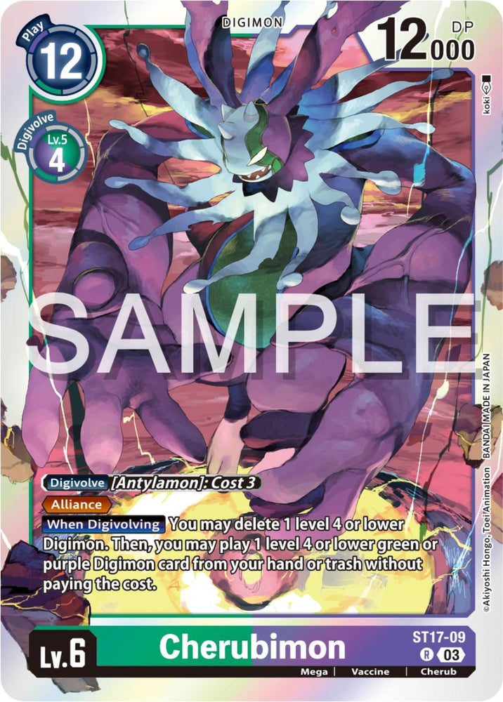 Cherubimon [ST17-09] [Starter Deck: Double Typhoon Advanced Deck Set] (ONLINE ORDER ONLY)