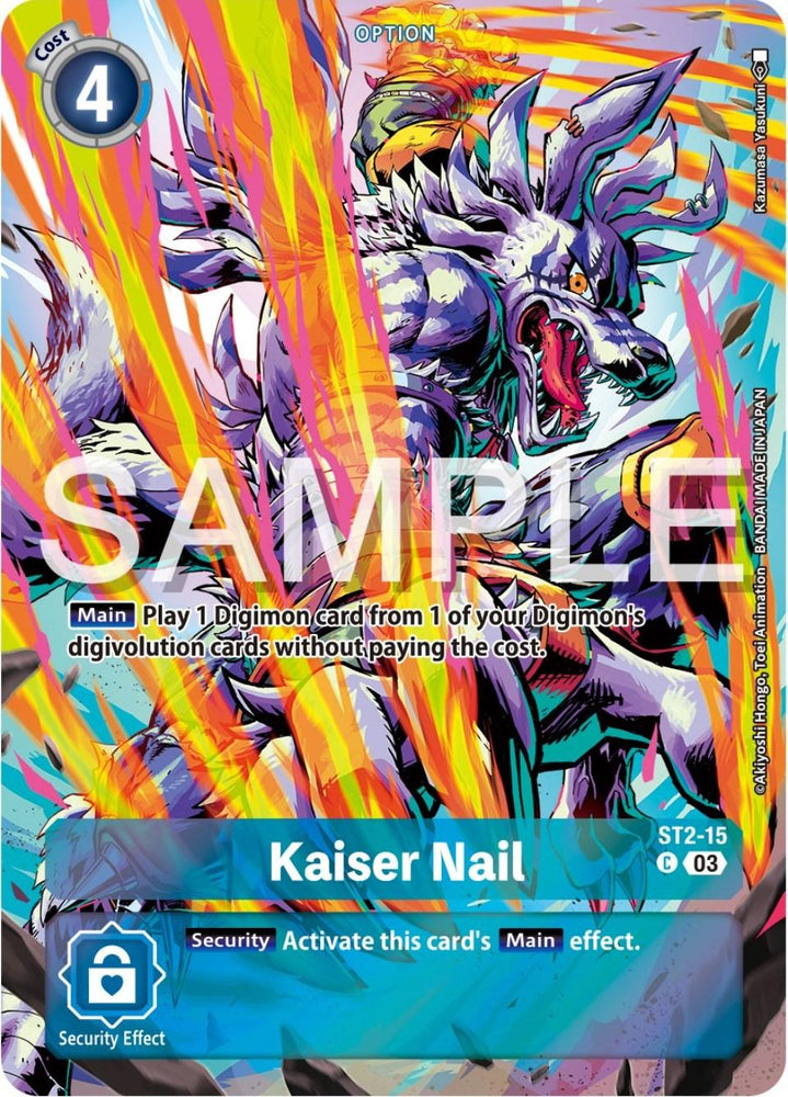 Kaiser Nail [ST2-15] (Reprint) [Starter Deck: Double Typhoon Advanced Deck Set] (ONLINE ORDER ONLY)