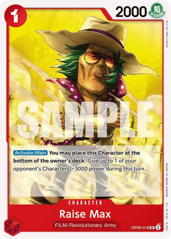 Raise Max [Wings of the Captain] (ONLINE ORDER ONLY)