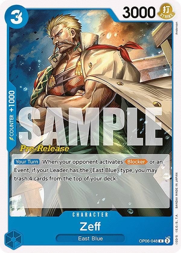 Zeff [Wings of the Captain Pre-Release Cards] (ONLINE ORDER ONLY)