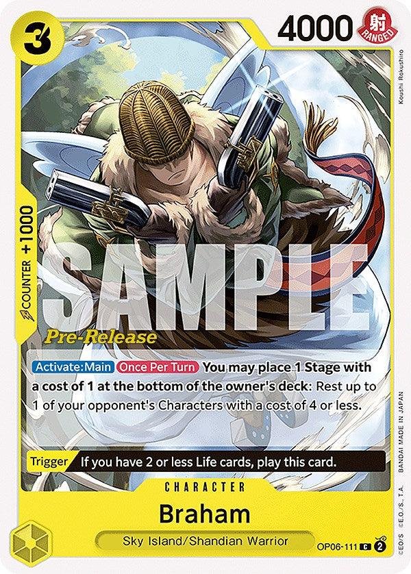 Braham [Wings of the Captain Pre-Release Cards] (ONLINE ORDER ONLY)