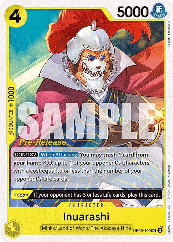 Inuarashi [Wings of the Captain Pre-Release Cards] (ONLINE ORDER ONLY)